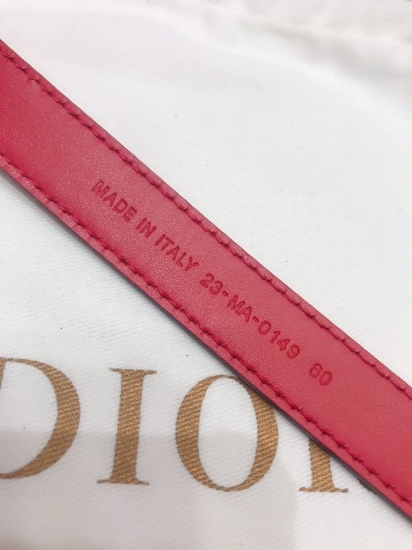 Dior專櫃新款女士腰帶 迪奧經典復古小字母牛皮腰帶  jjp1219